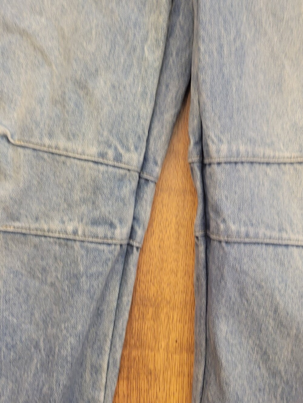 Wide-Leg Denim Overalls in Light Blue - Casual Women Jeans - Picture 4 of 5